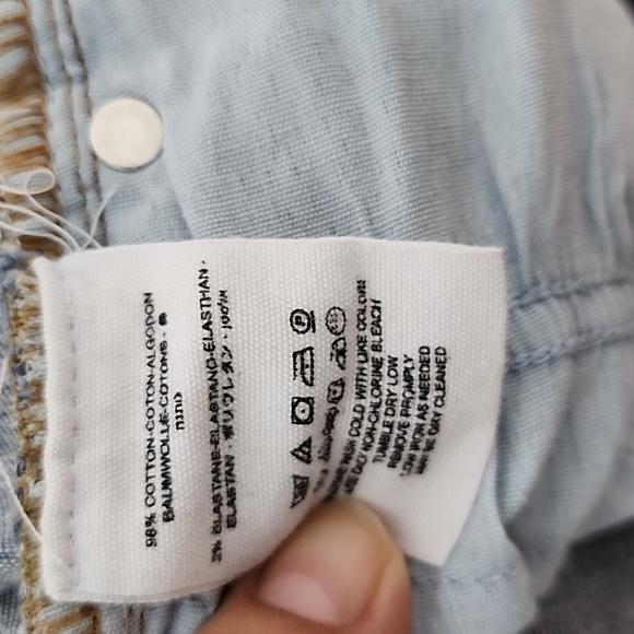 Free People Great Heights Frayed Jeans Size 31 - Picture 8 of 8